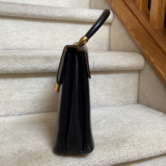 vintage henry birks & sons leather handbag - Picture 4 of 16